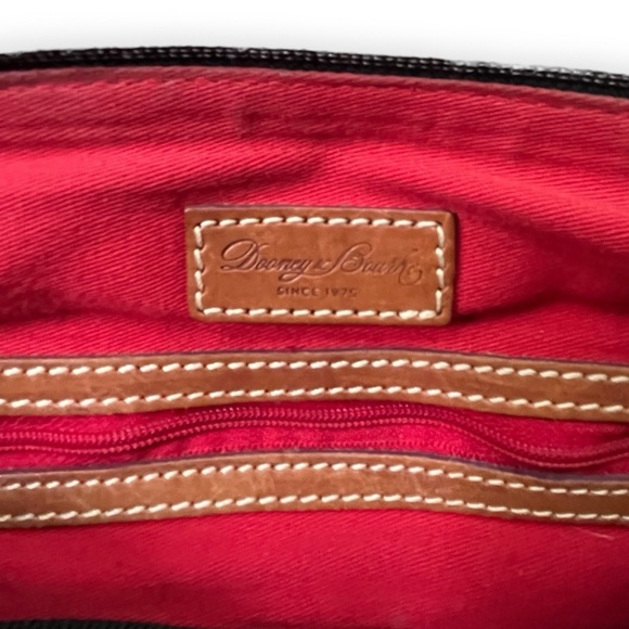 Dooney & Bourke Black & White Zebra Print Satchel Crossbody Handbag - Picture 13 of 15